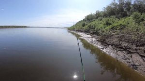 Рыбалка на реке. Бешенный клёв щуки. Это только начало.. Часть 1.