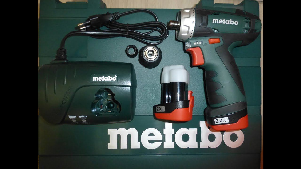 Обзор винтоверта Metabo PowerMax BS смотреть онлайн