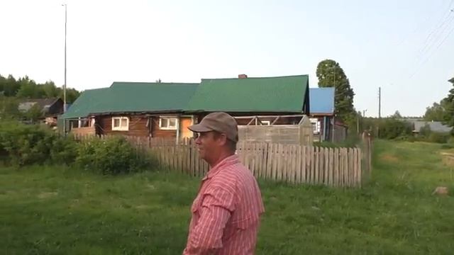 Скромная, но уютная деревенька в глубинке России