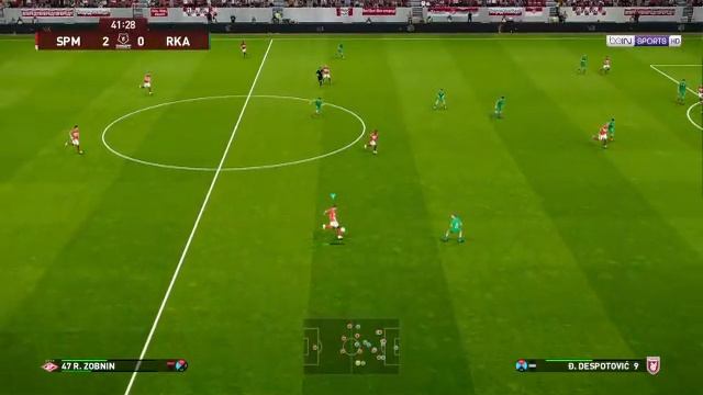 Спартак - Рубин. Прямая трансляция. смотреть онлайн