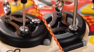 Игрушка бизиборд "Цвета и формы" Маленький гонщик