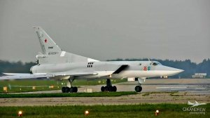 Ту-22М3 Взлетает стрелой на форсаже Backfire