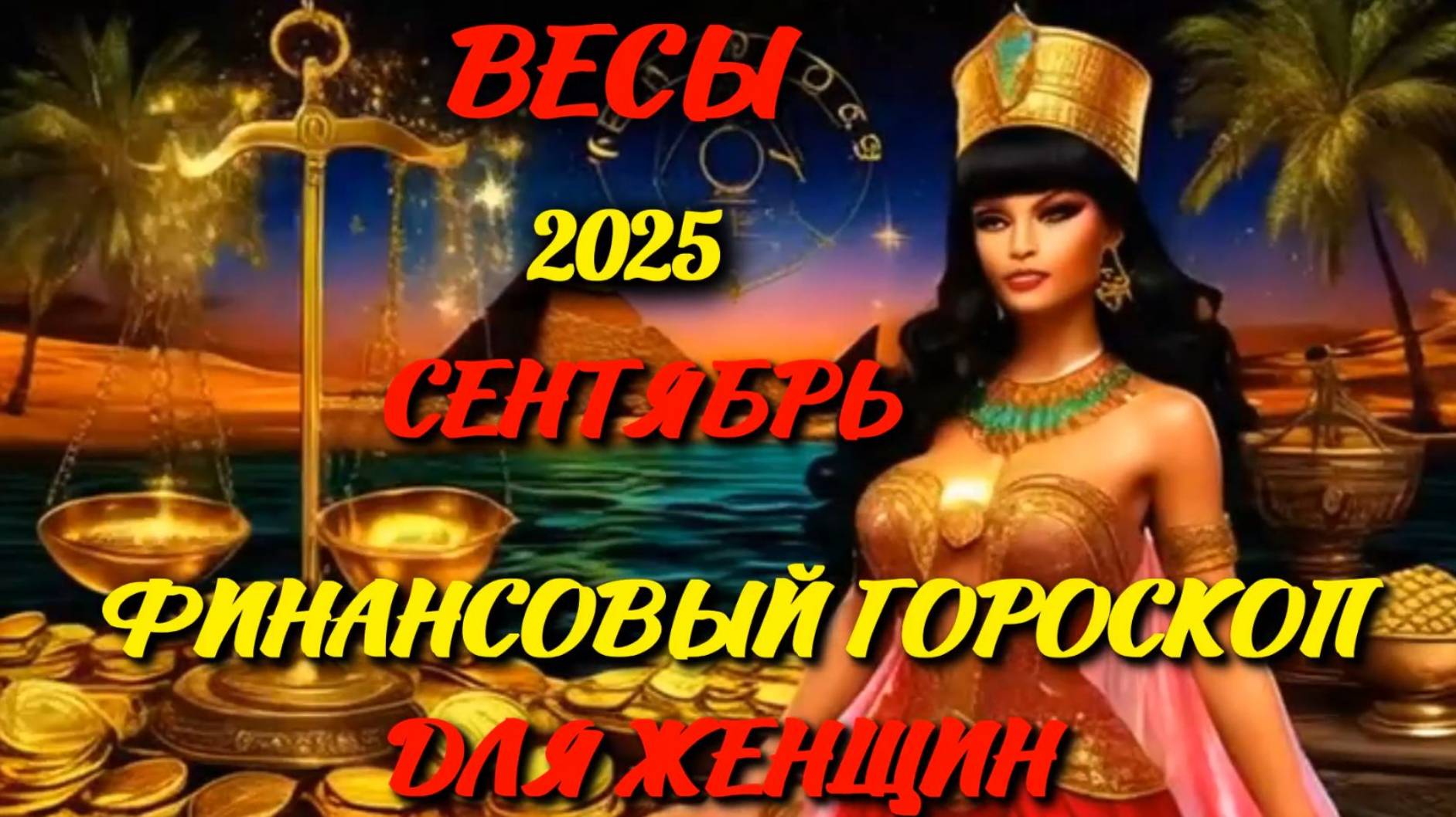 Весы. Финансовый гороскоп для женщин на сентябрь 2025 года. смотреть онлайн