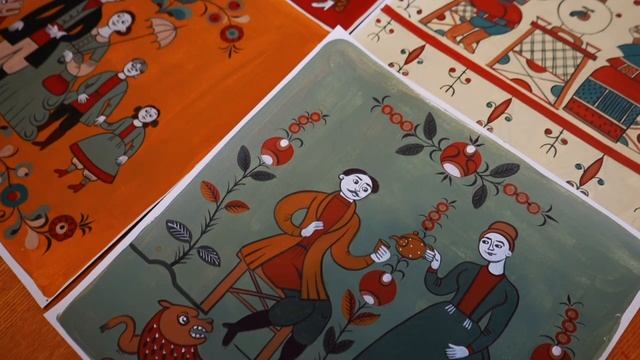 Северорусские домовые росписи.