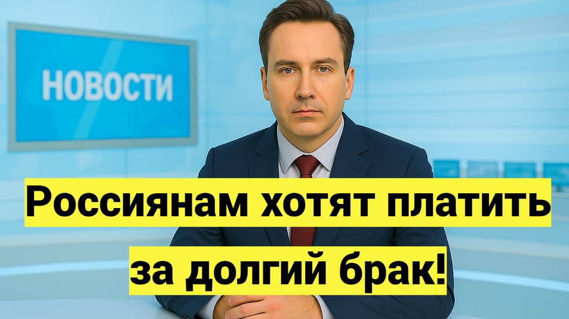 Россиянам хотят платить за долгий брак смотреть онлайн