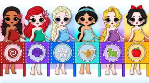 Если Эльза, Ариэль, Среда и Пич станут Диснеевскими принцессами, то 30 поделок из бумаги своими рука