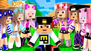 ВСЕ ДРУЗЬЯ ЕВГЕНБРО КОМПОТ МА и ДЕВУШКА в МАЙНКРАФТ ! НУБ И ПРО ВИДЕО ТРОЛЛИНГ MINECRAFT