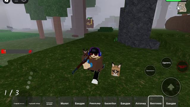 Я вернулся чтобы спасти детей в лесу в Roblox