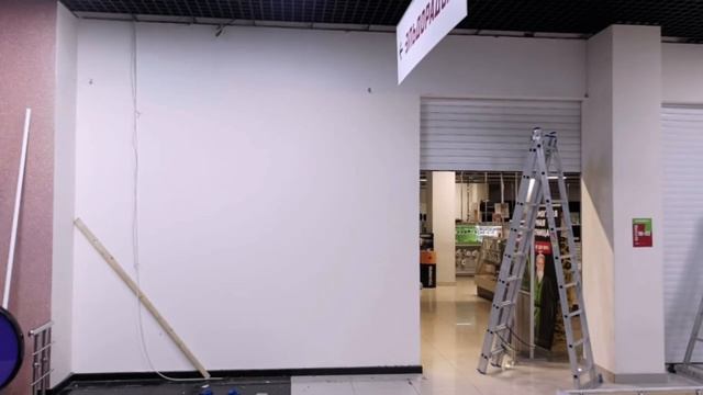 Монтаж вывески Эльдорадо