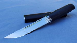 Изготовление  очень сложного ножа  Из клапана двигателя тепловоза