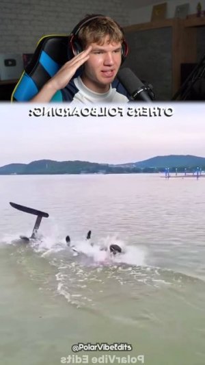 Другие Против Последнего на Водной Доске!🌊 #shorts #шортс #сальто #интересно #паркур #фонк #эдит