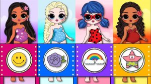 Диснеевская принцесса состоит из 6 элементов: ВОДЫ, ОГНЯ, ВЕТРА, ЗЕМЛИ, РАСТЕНИЙ и ЦВЕТОВ, сделанных