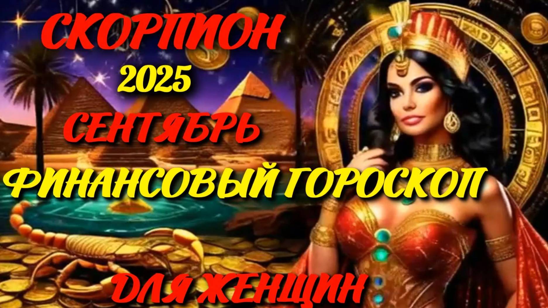 Скорпион. Финансовый гороскоп для женщин на сентябрь 2025 года. смотреть онлайн