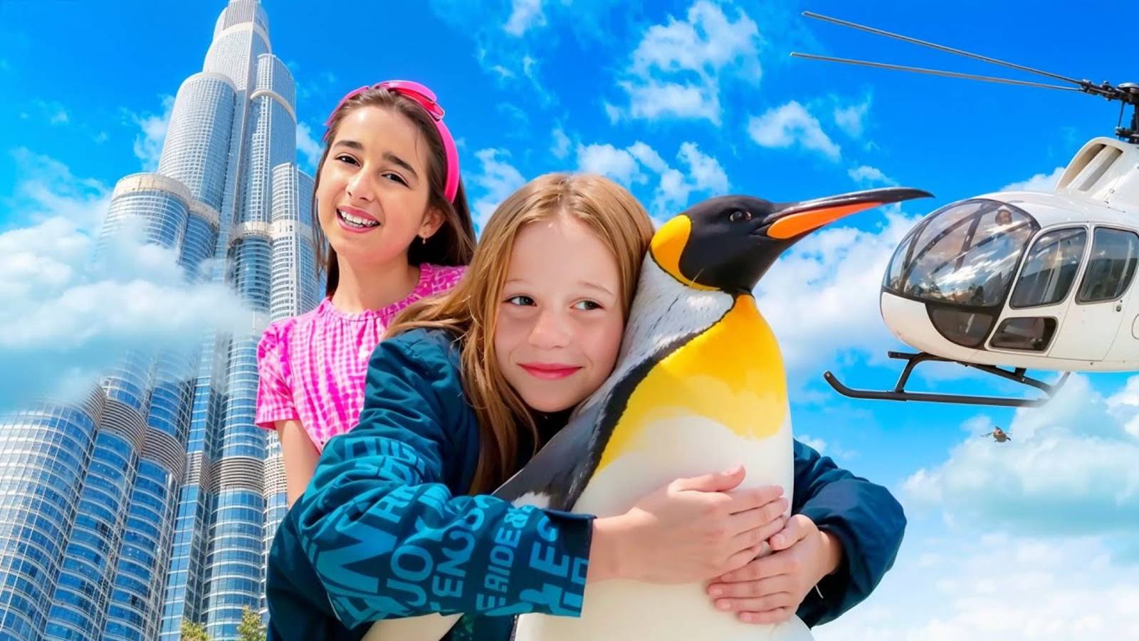 Настя и Эвелин проводят лето в Дубае
