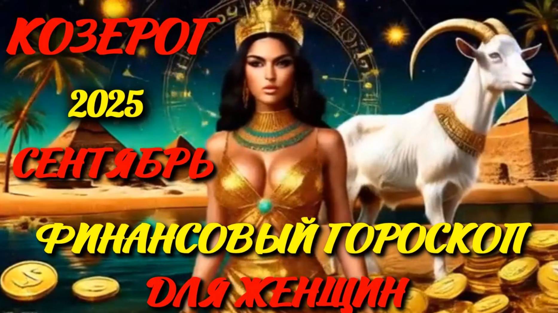 Козерог. Финансовый гороскоп для женщин на сентябрь 2025 года. смотреть онлайн