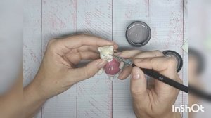 Кошечка с клубочками - ватная игрушка, часть 4. Клеим хвост и раскрашиваем мордочку