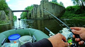 Рыбалка в СТАРЫХ РАЗВАЛИНАХ НЕМЕЦКОГО ШЛЮЗА!