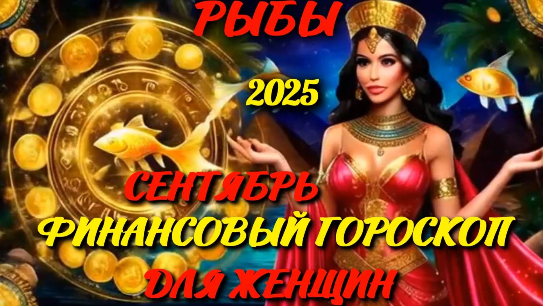 Рыбы. Финансовый гороскоп для женщин на сентябрь 2025 года. смотреть онлайн