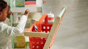 Игровой набор «Продукты» Тележка и корзина для покупок
