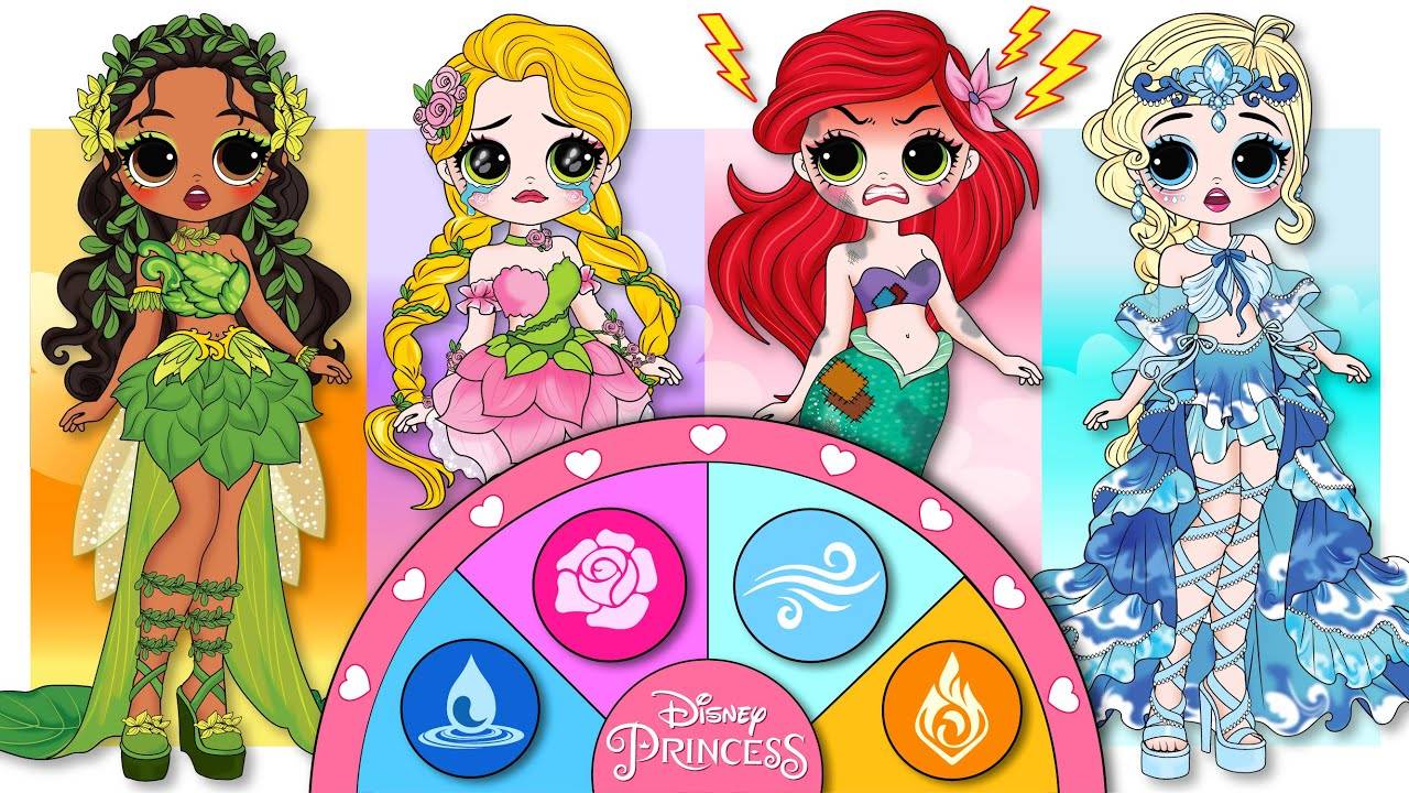 В среду Диснеевская принцесса, Мэвис и Божья коровка получат ФРУКТОВУЮ ОДЕЖДУ, бумажных кукол и поде смотреть онлайн