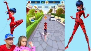 Жабка леди баг катя играет