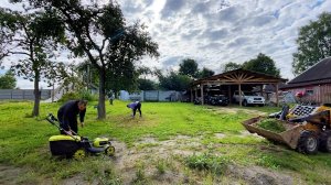 Как мы будем выживать в недостроенном доме? Планы изменились. Наводим порядок на участке.