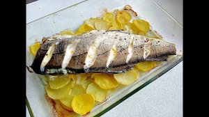 Рыба запеченная в духовке по этому рецепту получится Вкусной и Сочной Это просто