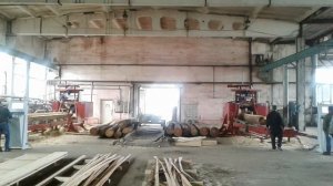 Лесопильные станки «БАРС 5» на производстве в Самаре.