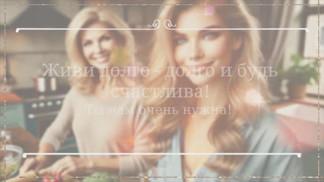 С Днём Рождения Мама! Поздравление для мамы от сына №12(Шампань). смотреть онлайн