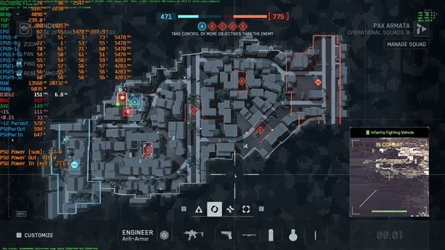 Battlefield 6 Open Beta RX 6950 XT 2560x1440 Low