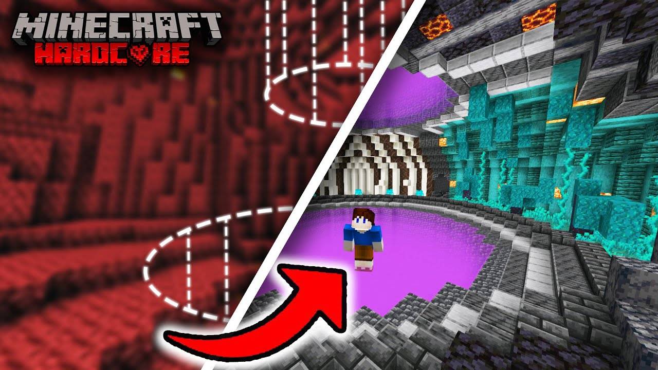 Превратил НЕЗЕР ПОРТАЛ в ЭТО в Майнкрафт ХАРДКОР смотреть онлайн