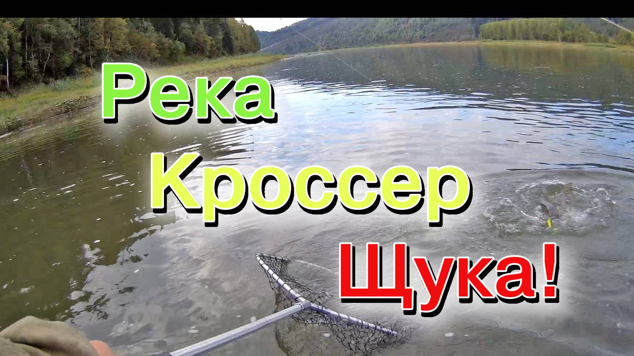 Река. Кроссер. Щука.