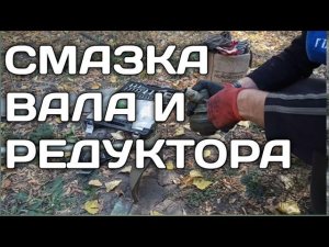 Как смазать редуктор и вал на мотокосе?
