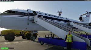 X-Plane 12, Ту154-б2, 85264, Vatsim, Novosibirsk(UNNT) - Irkutsk(UIII)