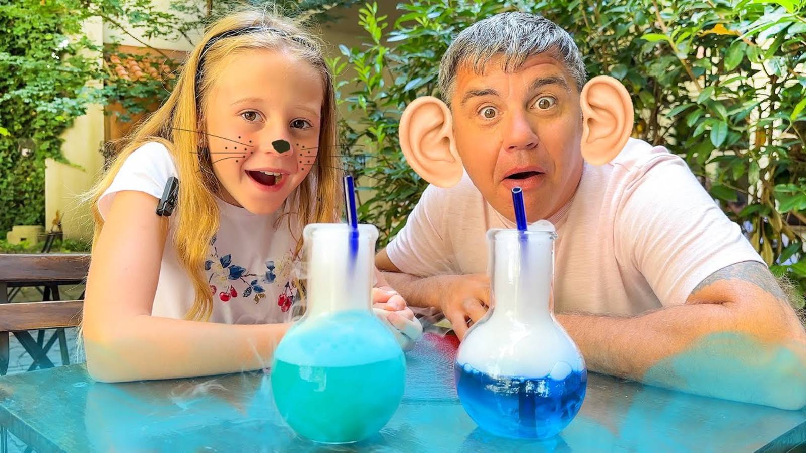 Настя и выходной день со своей семьей