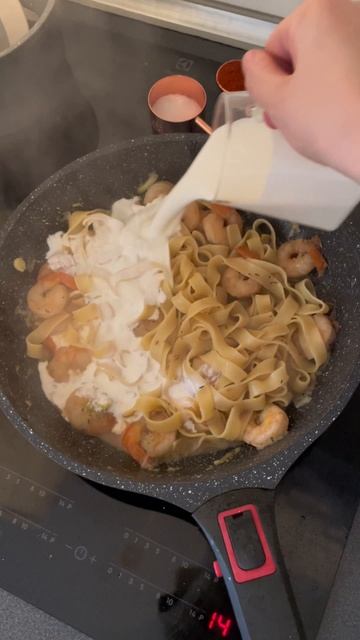 Паста с креветками