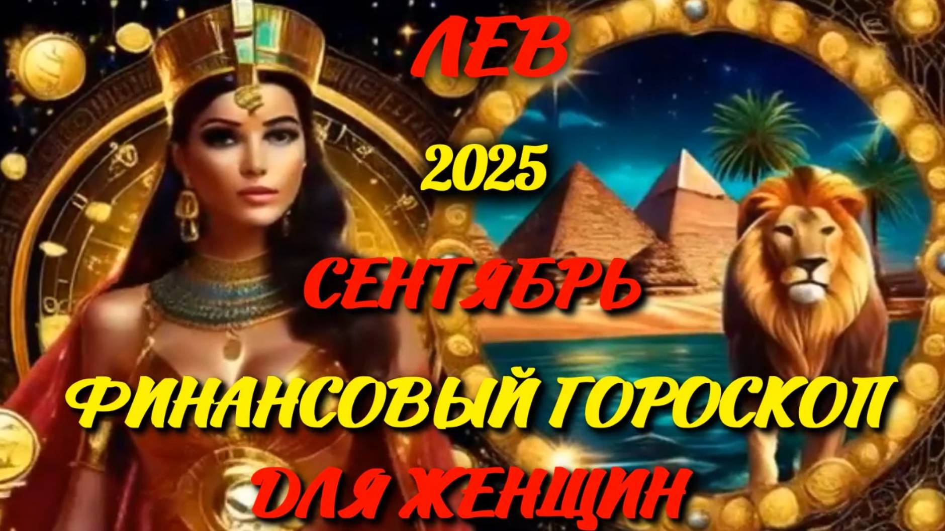 Лев. Финансовый гороскоп для женщин на сентябрь 2025 года. смотреть онлайн
