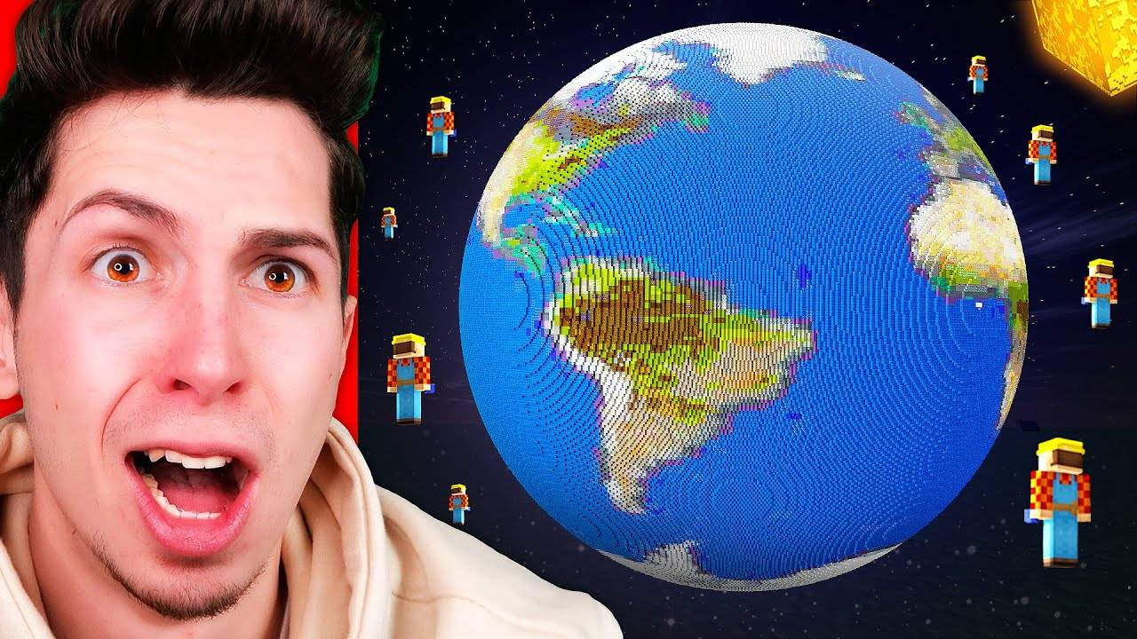 Я Дал 100 Игрокам ЦЕЛУЮ ПЛАНЕТУ, Чтобы Её ОБУСТРОИЛИ в Майнкрафт... смотреть онлайн