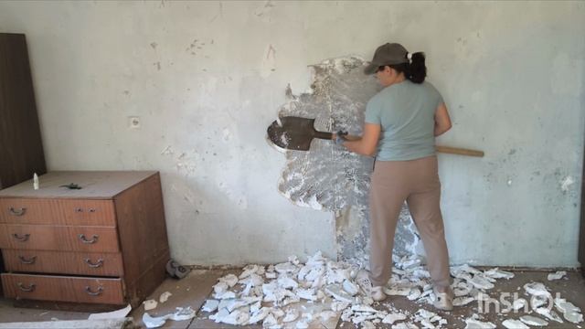 Подготавливаем стены к штукатурке/Ламаем окна смотреть онлайн