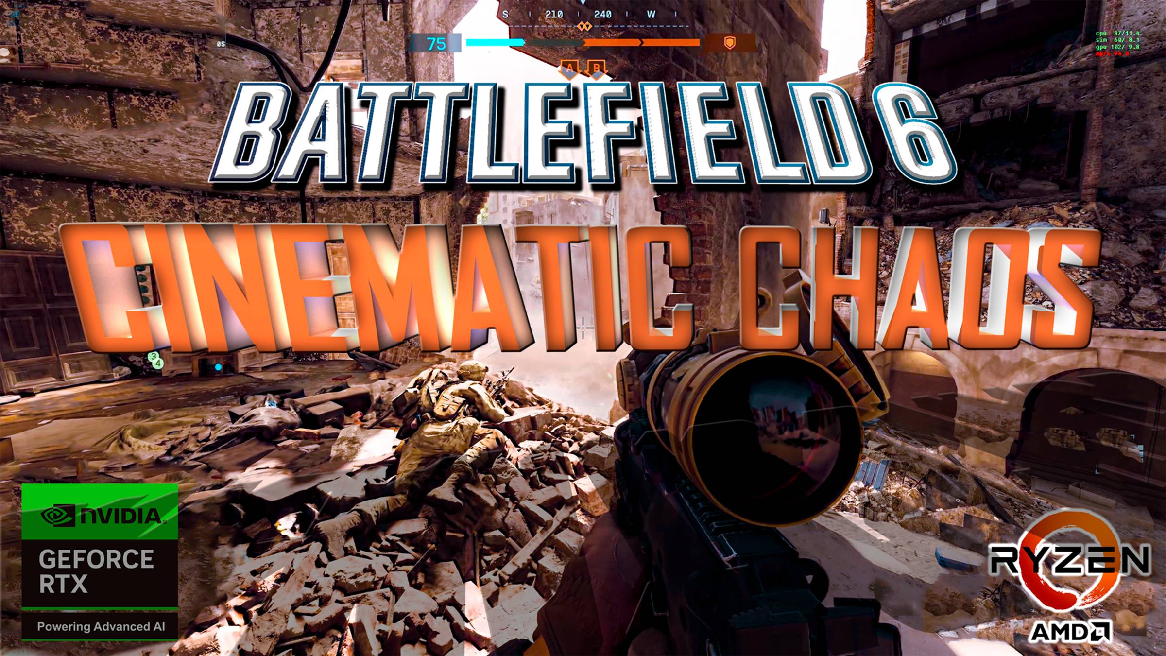 Battlefield 6 это КИНЕМАТОГРАФИЧНЫЙ ХАОС | RTX 3070 Lenovo Legion 5 смотреть онлайн