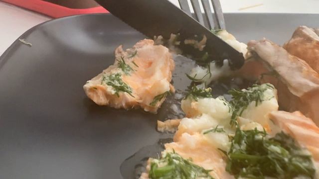 Тигровая с морской форелью