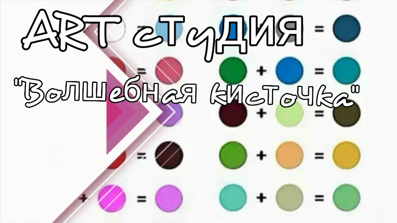 Смешиваем краски 🎨 Уроки рисования для детей смотреть онлайн