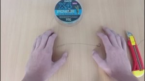 Как связать поводок для донной снасти из плетёнки. Рассказываю и показываю.