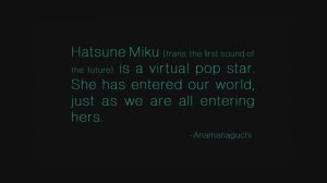 【Anamanaguchi  feat. Hatsune Miku】Miku