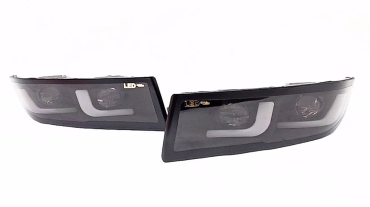 Toyota Land Cruiser Prado 120 фары противотуманные светодиодные. Доработка света фар. смотреть онлайн