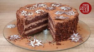 Обалденный Торт - ШОКОЛАДНЫЙ БАРХАТ! Шоколадный Бисквит, Шоколадный Крем, Шоколадное наслаждение