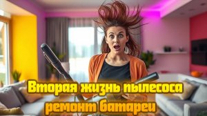 Замена элементов питания-аккумулятора для пылесоса. Ремонт батареи.