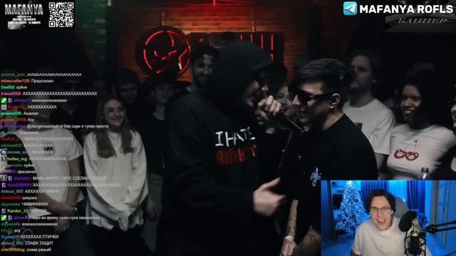 МАФАНЯ СМОТРИТ: BLINK BATTLE 2: ВОРОВСКАЯ ЛАПА VS МАЗ КОРЖ (DETROIT RAP) // Blink