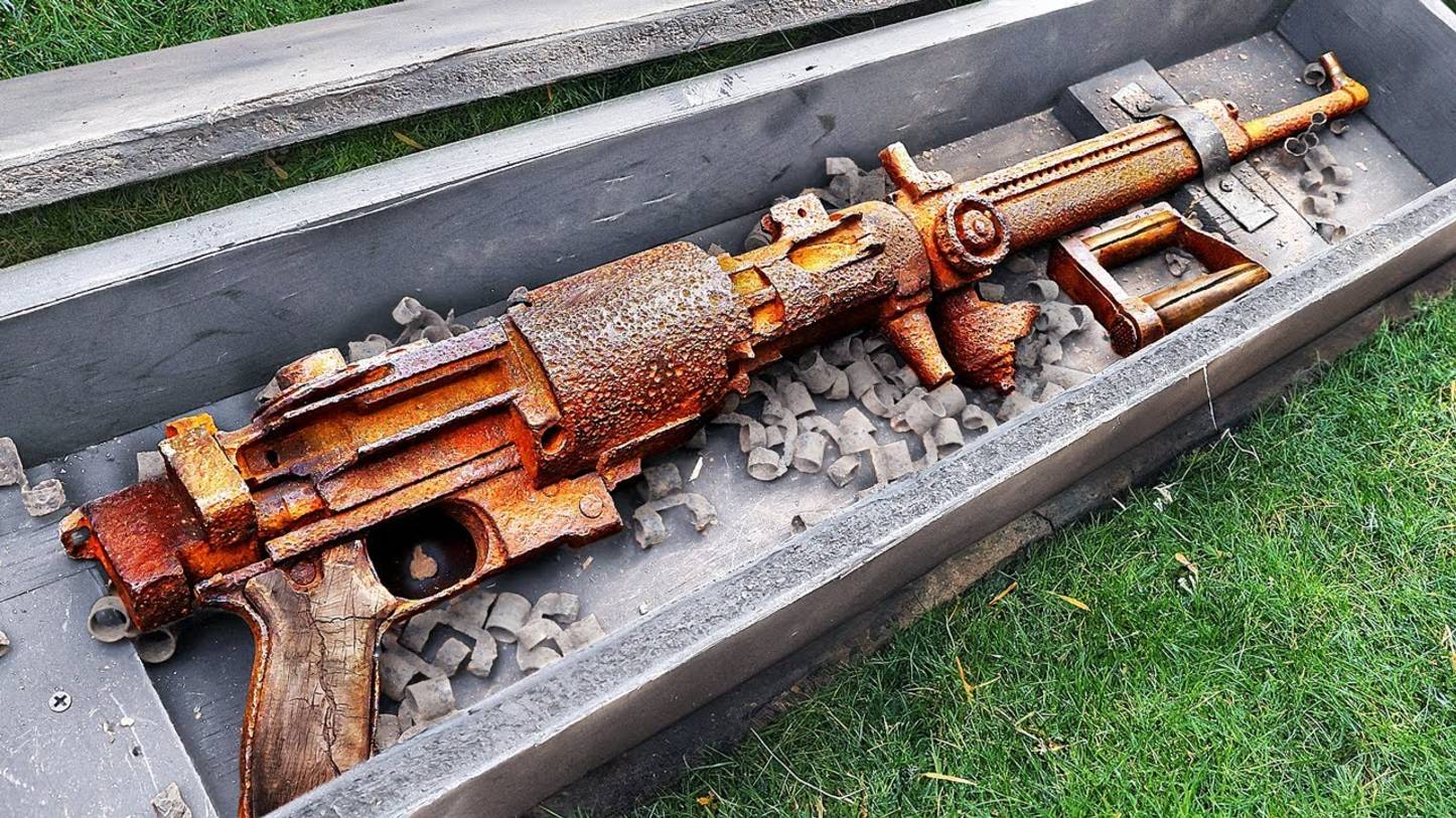 💥 СОВЕТСКИЙ ШКАС ВЕРНУЛСЯ! РЕСТАВРАЦИЯ СТАРОГО ПУЛЕМЁТА, КОТОРУЮ НЕЛЬЗЯ ПРОПУСТИТЬ! смотреть онлайн