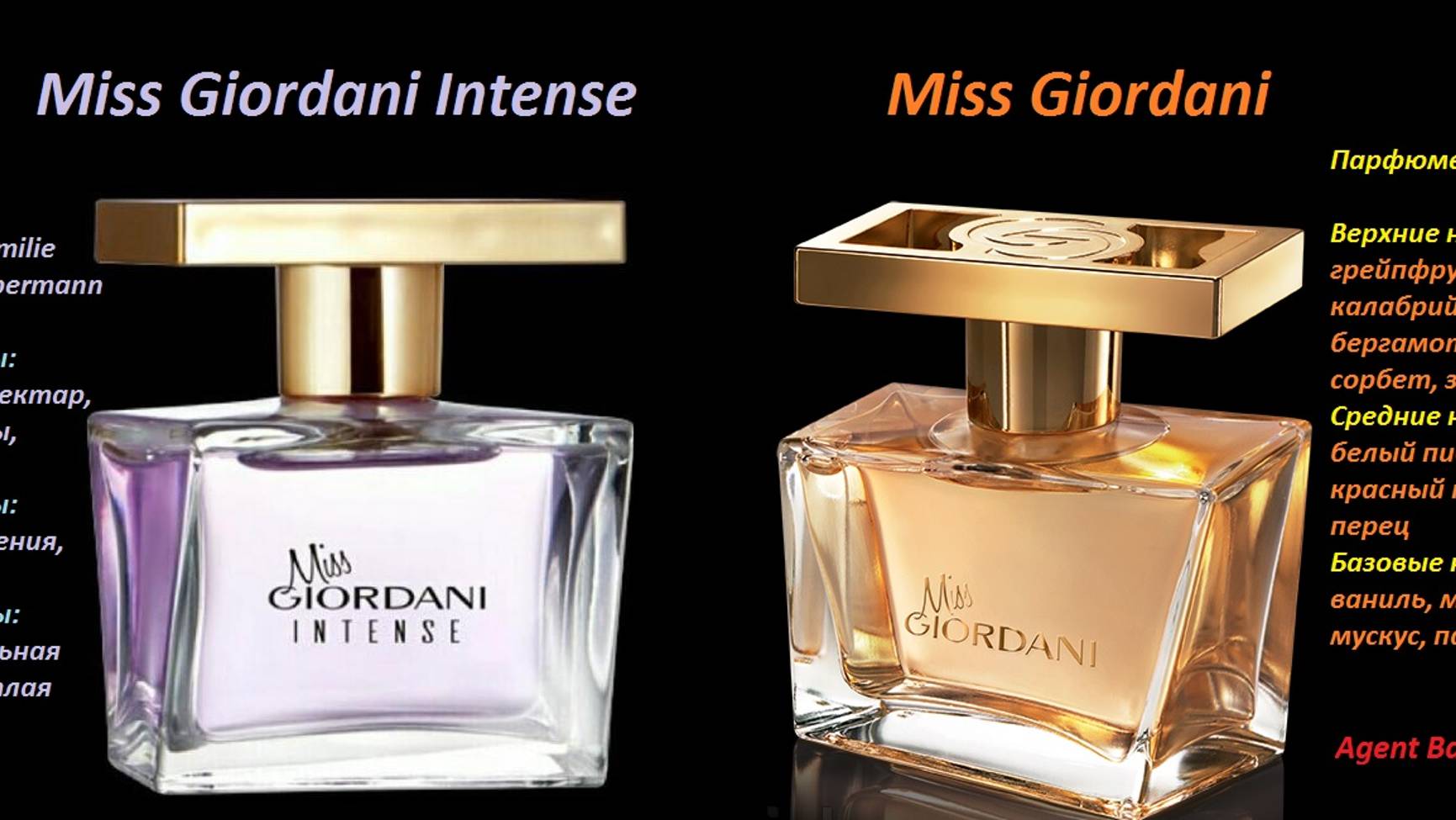 АРХИВ. Коллекция Giordani Gold：Miss Giordani и Miss Giordani Intense (Oriflame) смотреть онлайн